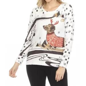 NEW INOAH ginger sleigh scoop neck top in brushed white